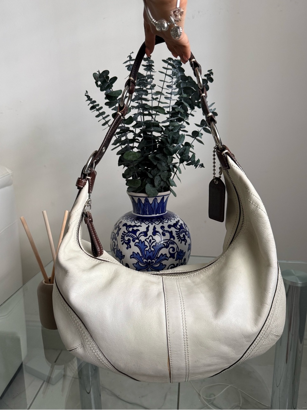 Coach Vintage Bone White Hobo Bag